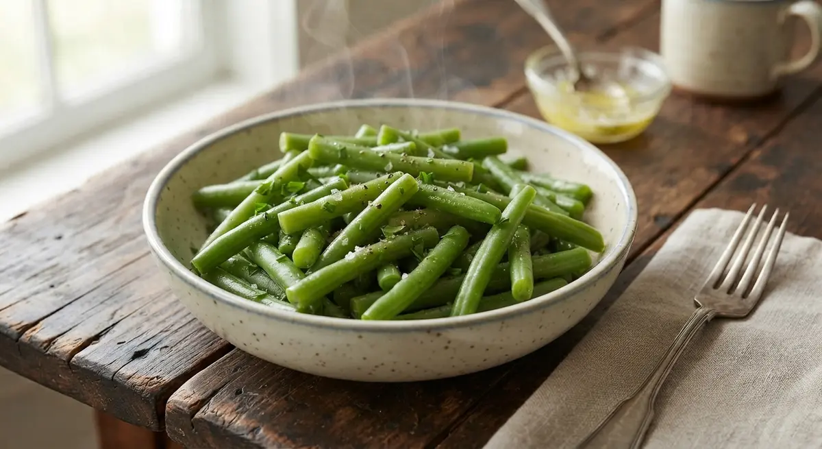Steamed Green Bean Fingers